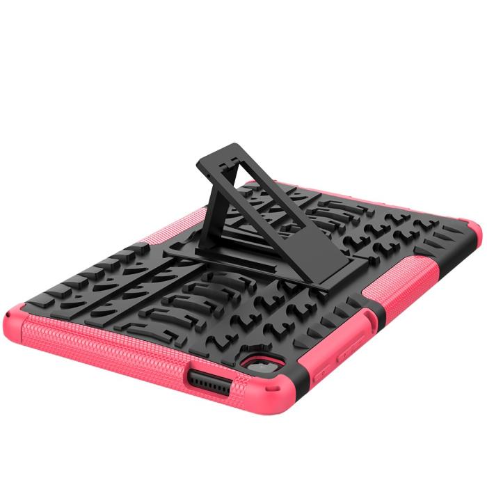 Bild 5, Samsung Galaxy Tab A7 Lite 8.7 - Rugged Kickstand Armor Skal - Rosa