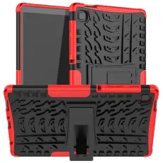 Samsung Galaxy Tab A7 Lite 8.7 - Rugged Kickstand Armor Skal - Röd