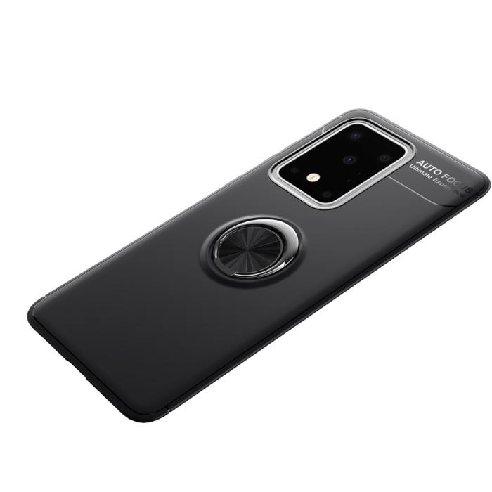 Bild 2, Samsung Galaxy S20 Ultra - Ring Skal - Svart
