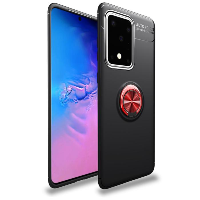 Bild 1, Samsung Galaxy S20 Ultra - Ring Skal - Svart/Röd