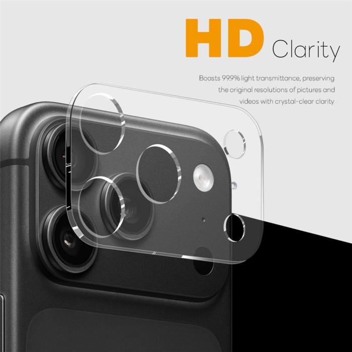 Bild 2, NORTHJO iPhone 18 Pro 2-PACK Linsskydd Härdat Glas