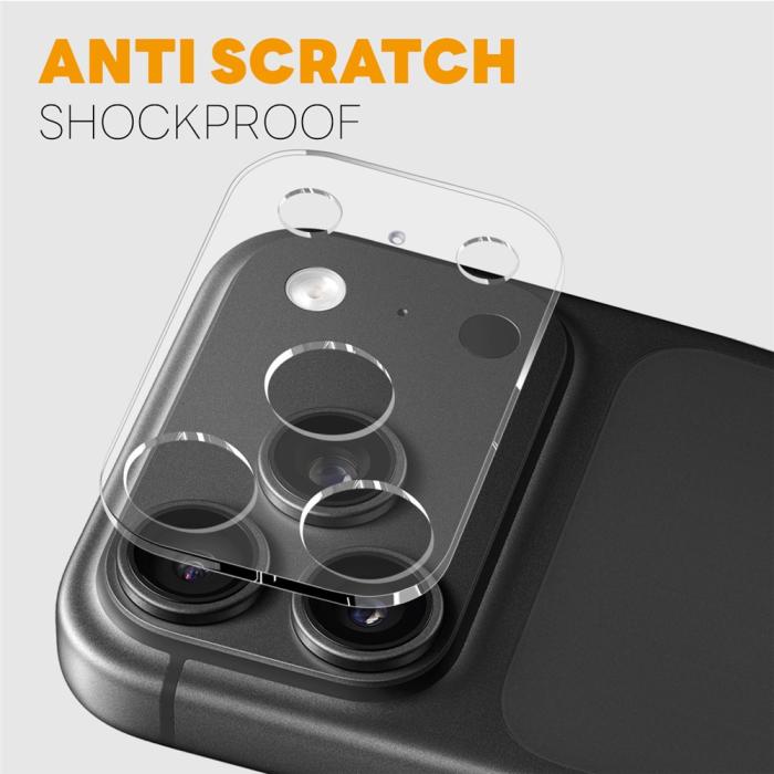 Bild 3, NORTHJO iPhone 18 Pro 2-PACK Linsskydd Härdat Glas