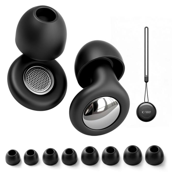 Bild 2, Tech-Protect Öronproppar QuietFit Svart