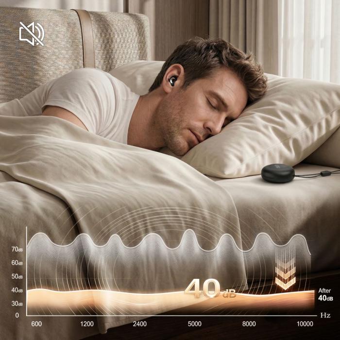 Bild 3, Tech-Protect Öronproppar QuietFit Svart