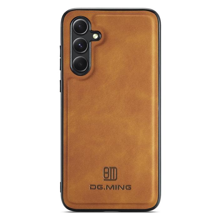 Bild 3, DG.MING Samsung Galaxy A14 5G/4G Skal Läderbelagt Brun