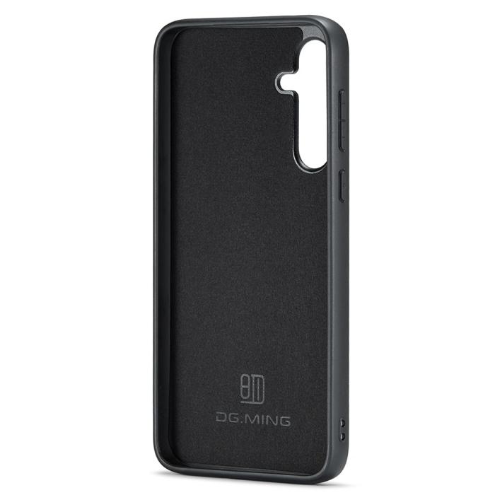 Bild 2, DG.MING Samsung Galaxy A14 5G/4G Skal Läderbelagt Mörk Brun