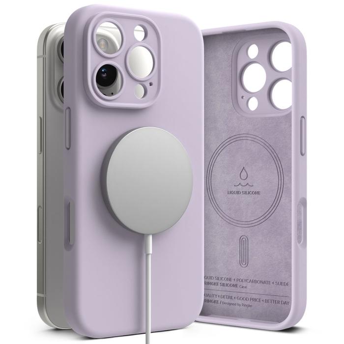 Bild 1, Ringke iPhone 16 Pro Max Skal MagSafe Silikon Lila