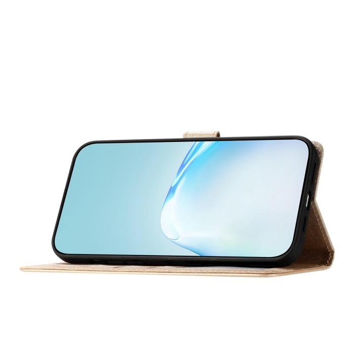 Bild 4, OnePlus Nord CE5 Fodral Läder Guld