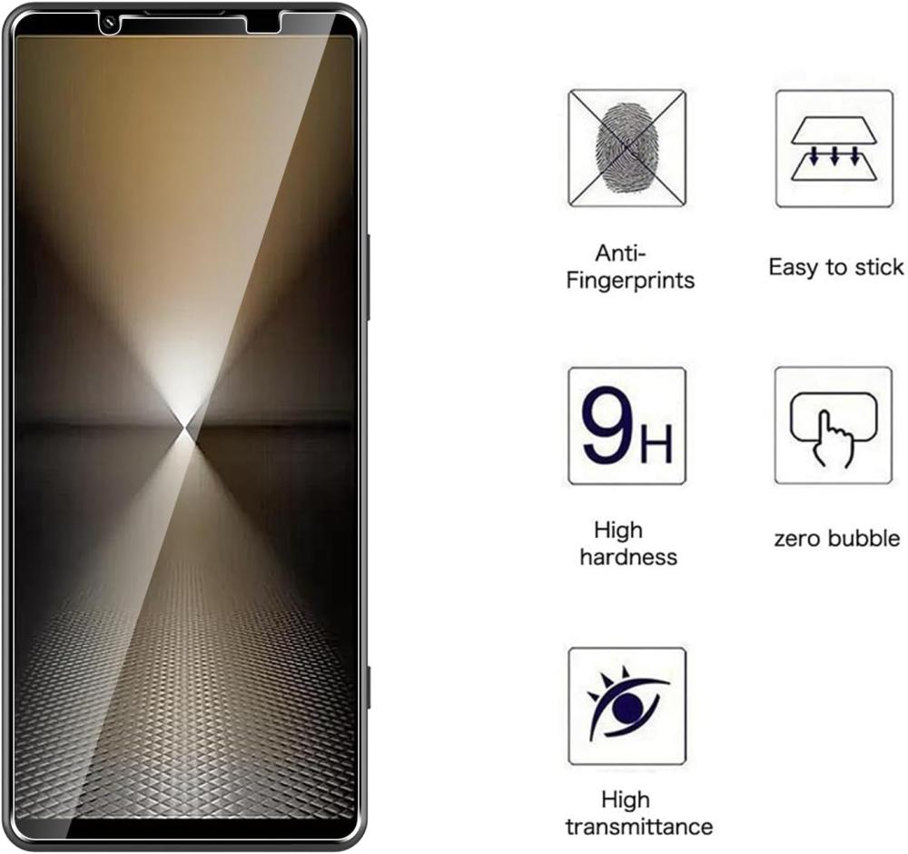 2-Pack Sony Xperia 1 VI Skärmskydd Härdat Glas