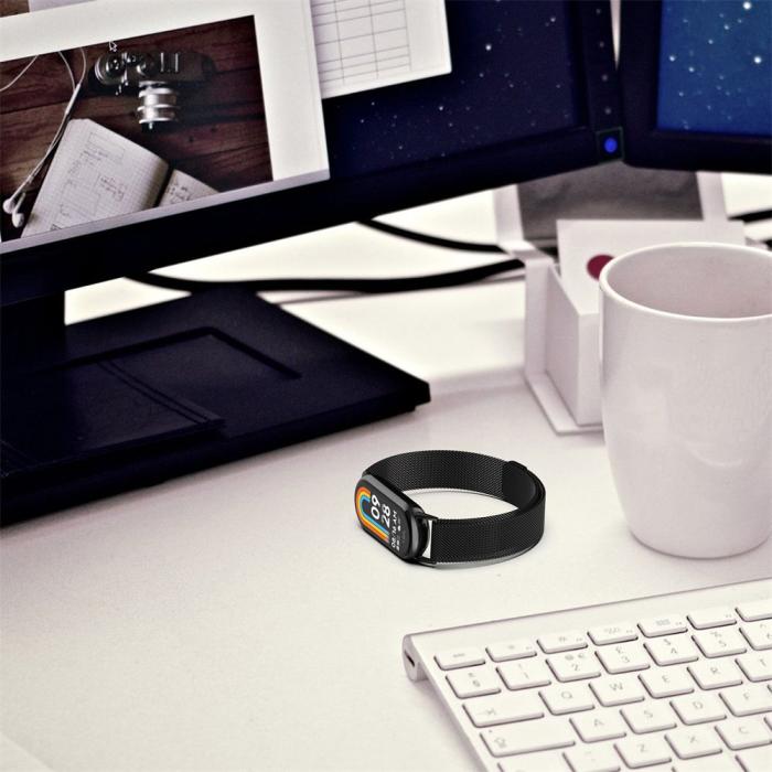 Bild 4, Tech-Protect Xiaomi Smart Band 10/9/8 Armband MilaneseBand