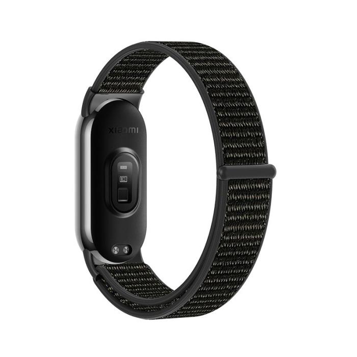 Bild 4, Tech-Protect Xiaomi Smart Band 10/9/8 Armband Nylon Svart