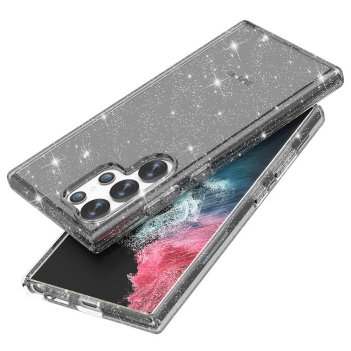 Bild 5, Samsung Galaxy S24 Ultra Skal Sparkling Glitter Svart