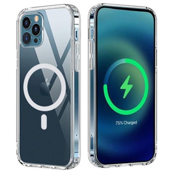 Bild 2, iPhone 16 Pro Max Skal MagSafe TPU Transparent