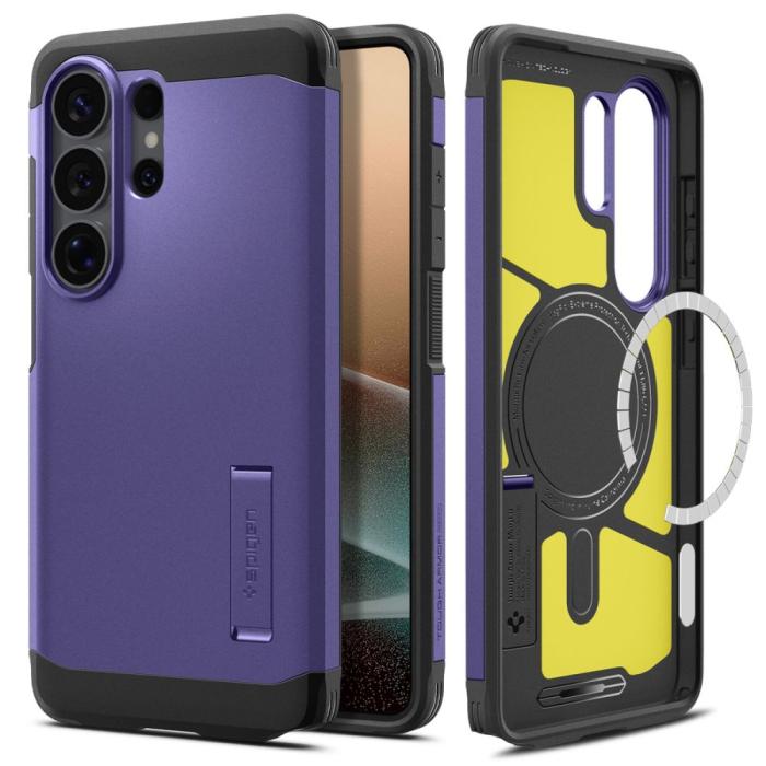 Bild 2, Spigen Galaxy S26 Ultra Skal MagSafe Tough Armor Ash Violet