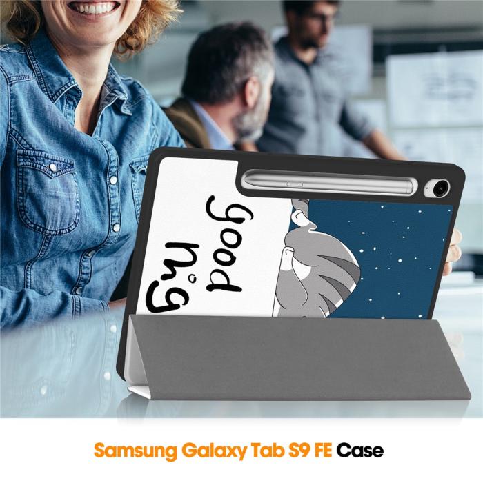 Bild 6, Samsung Galaxy Tab S10 Lite Fodral Tri-Fold Katt