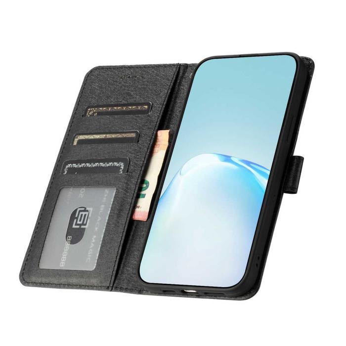 Bild 5, Motorola Edge 70 Fodral Läder Svart