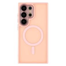 WANLONFENG Galaxy S26 Ultra Skal MagSafe Shockproof Rosa