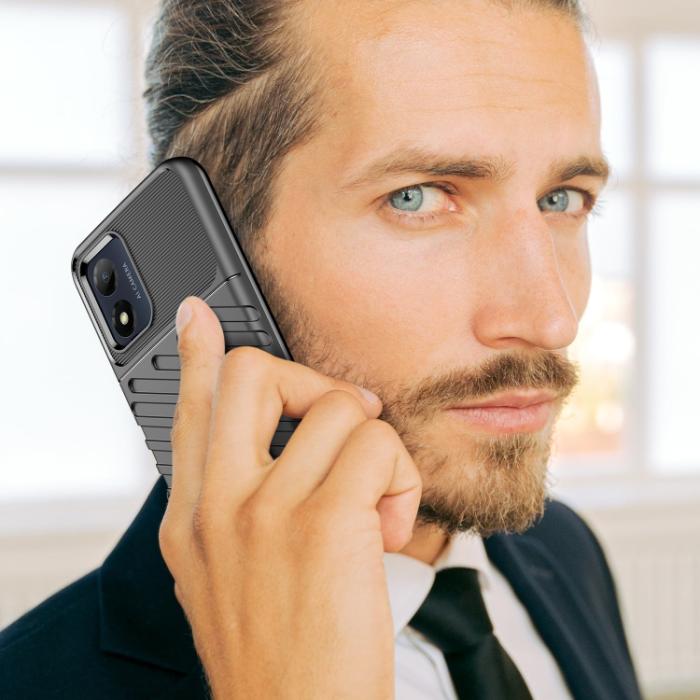 Bild 6, Motorola Moto E13 Skal Twill Textur Svart