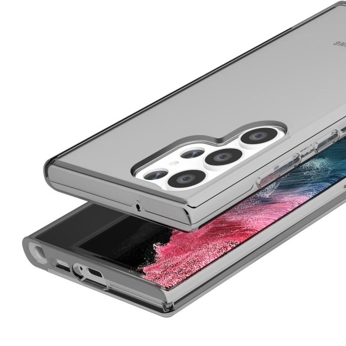 Bild 4, Samsung Galaxy S23 Ultra Skal Shockproof Hybrid Grå