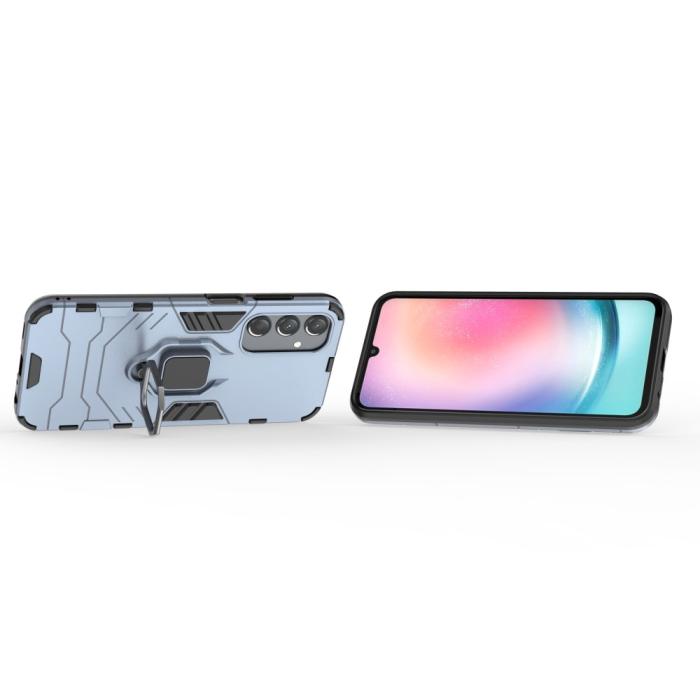 Bild 3, Samsung Galaxy A25 5G Skal Ring Hybrid Armor Blå