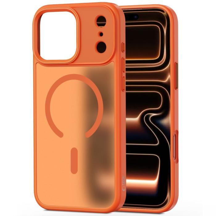 Bild 2, Tech-Protect iPhone 17 Pro Max Skal MagSafe MagMat Cosmic Orange