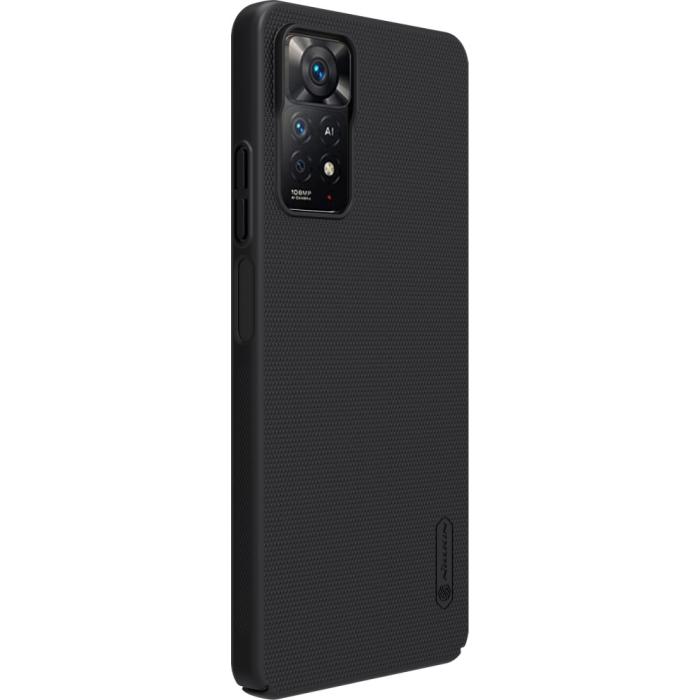 Bild 4, NILLKIN Xiaomi Redmi Note 11 Pro 5G Skal Frosted Shield Svart