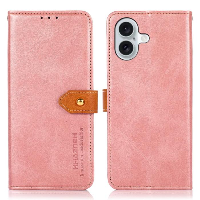 Bild 1, KHAZNEH iPhone 16 Fodral Dual-Color Roséguld