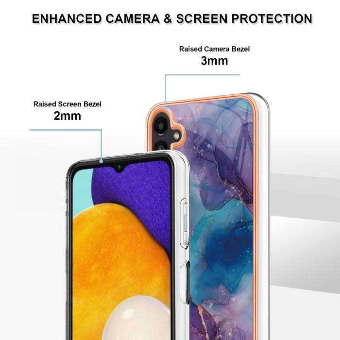 Bild 4, Samsung Galaxy A54 5G Skal Marmor TPU Lila