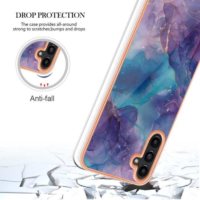 Bild 5, Samsung Galaxy A54 5G Skal Marmor TPU Lila