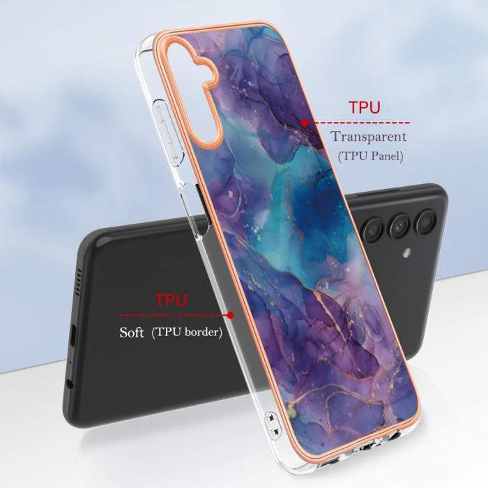 Bild 6, Samsung Galaxy A54 5G Skal Marmor TPU Lila