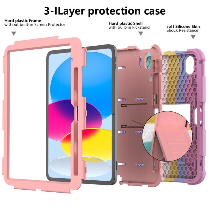 Bild 3, iPad 11 2025 / 10.9 2022 Skal Hybrid Shockproof Kickstand
