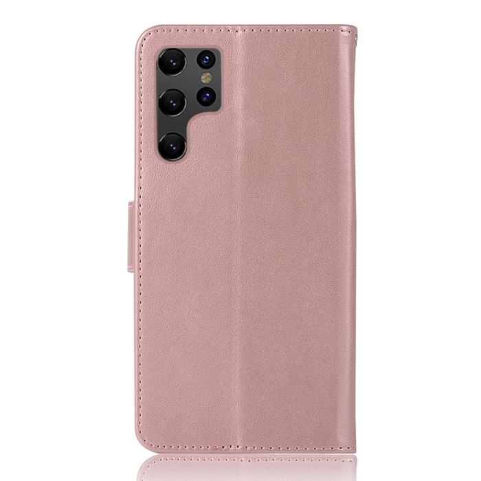 Bild 3, Samsung Galaxy S22 Ultra Fodral Owl Dreamcatcher Roséguld