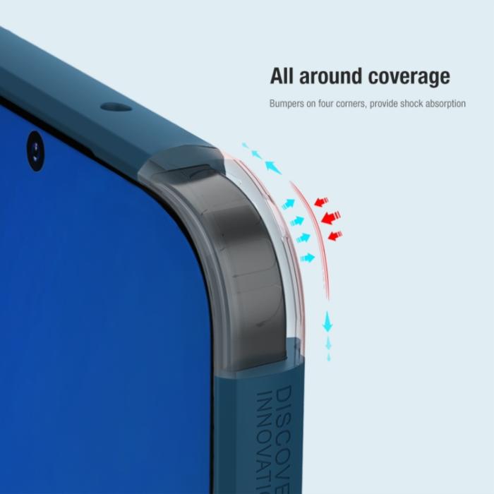 Bild 6, NILLKIN Samsung Galaxy S22 Skal Frosted Shield Grön