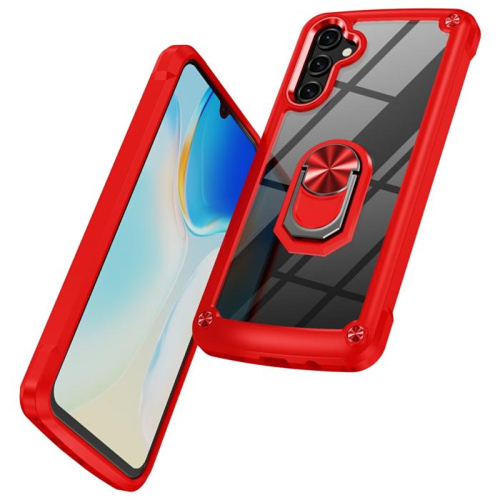 Bild 2, Samsung Galaxy A16/A26 5G Skal Shockproof Ring Hybrid Röd