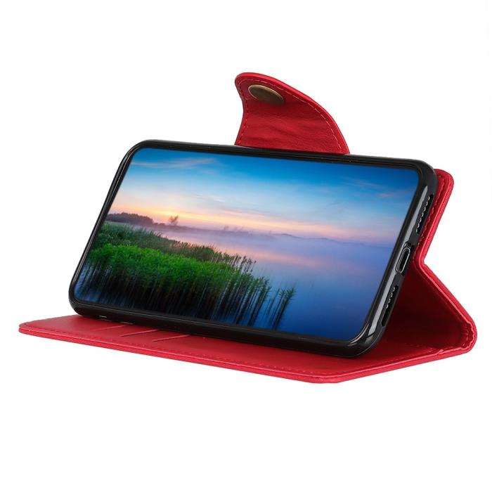Bild 2, Samsung Galaxy S23 FE Fodral Magnetisk Mässing Röd