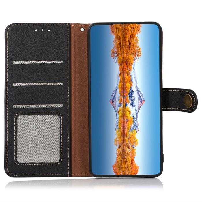 Bild 4, KHAZNEH Samsung Galaxy S25 Ultra Fodral Äkta Läder Svart