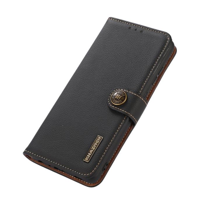 Bild 5, KHAZNEH Samsung Galaxy S25 Ultra Fodral Äkta Läder Svart