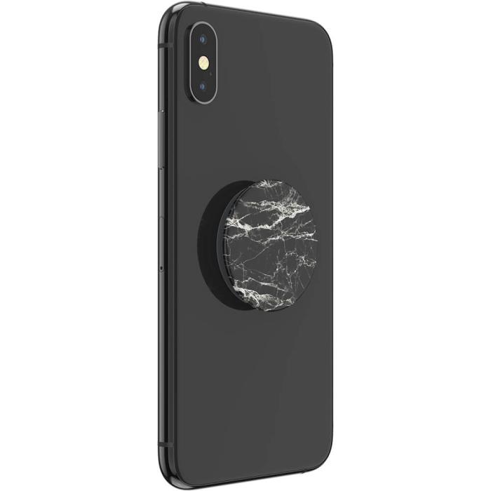 Bild 4, PopSockets Basic Modern Marble Grip Med Ställfunktion Svart