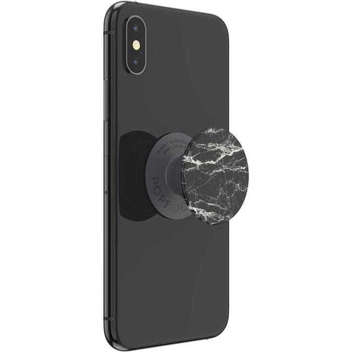 Bild 5, PopSockets Basic Modern Marble Grip Med Ställfunktion Svart