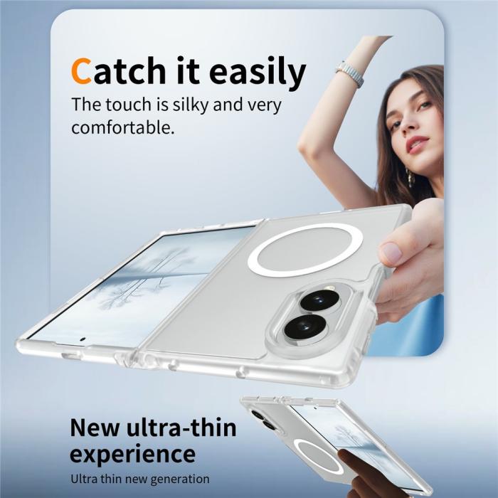 Bild 5, Samsung Galaxy Z Fold 8 Skal MagSafe TPU Transparent