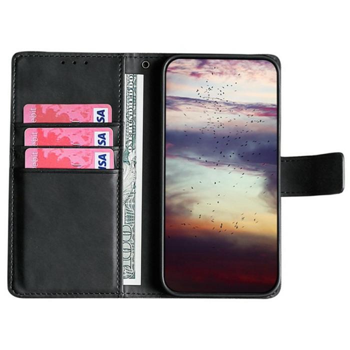 Bild 2, Honor X5c Plus Fodral Krokodil Textur Läder Svart