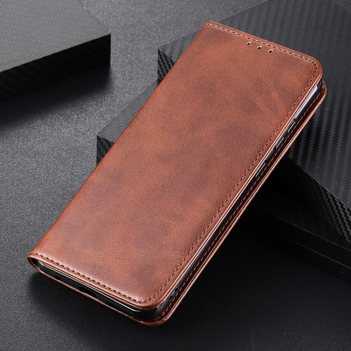 Bild 6, Motorola Moto G200 Fodral Flip Läder Brun