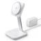 ESR HaloLock 2in1 CryoBoost MagSafe Trådlös Laddare Artic White