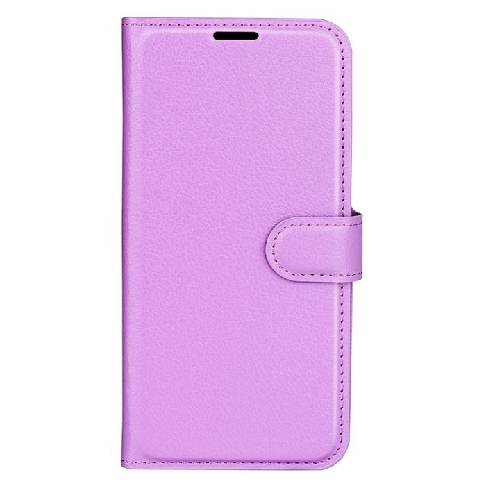 Bild 5, Xiaomi 14 Ultra Fodral Litchi Läder Lila