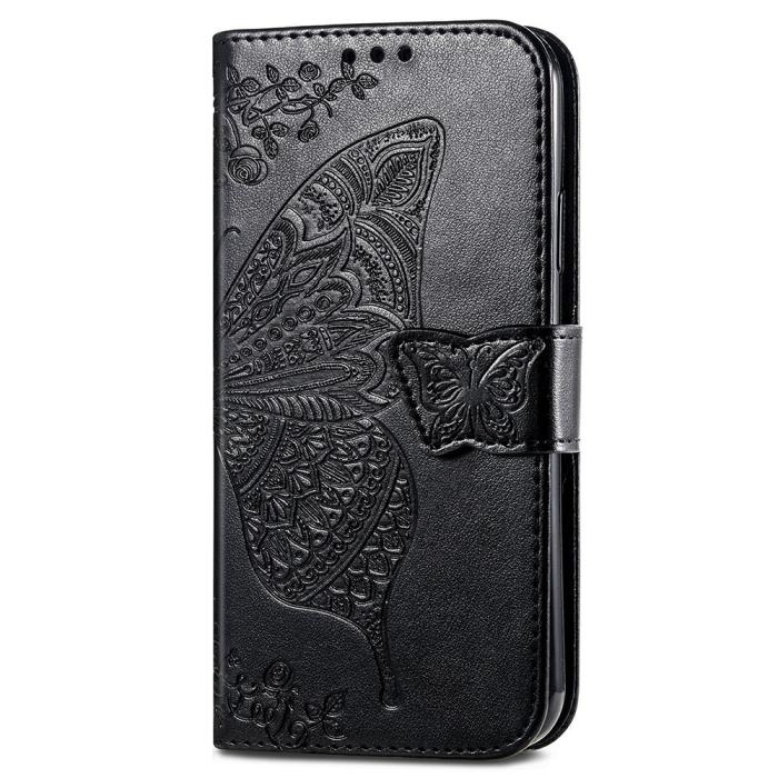 Bild 5, Samsung Galaxy S24 Plus Fodral Big Butterfly Svart