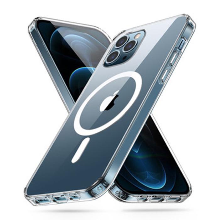 Bild 3, iPhone 16 Pro Max Skal MagSafe TPU Transparent