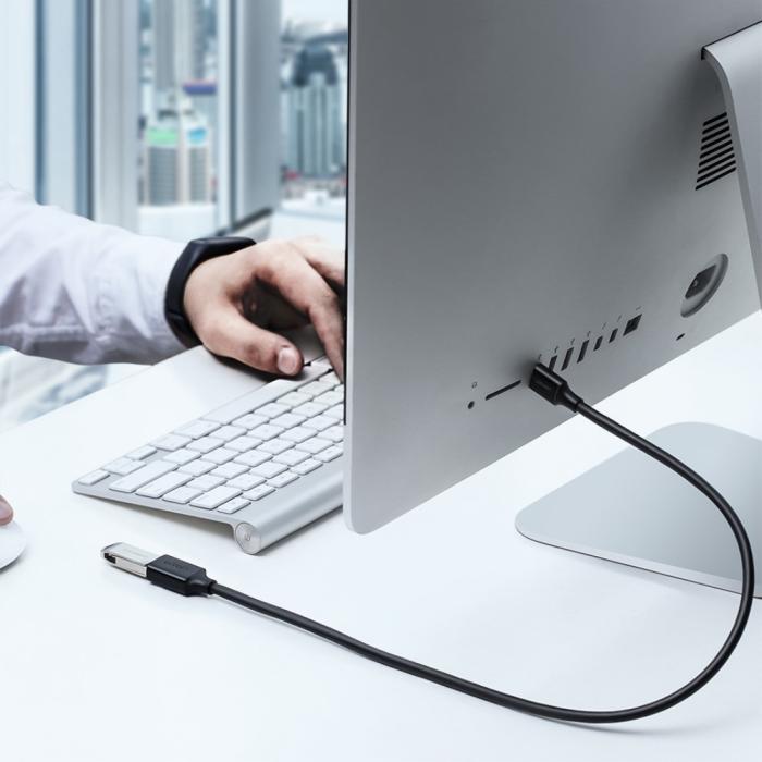 Bild 5, UGREEN 50cm USB 3.0 Hane Till Hona Förlängningskabel Svart