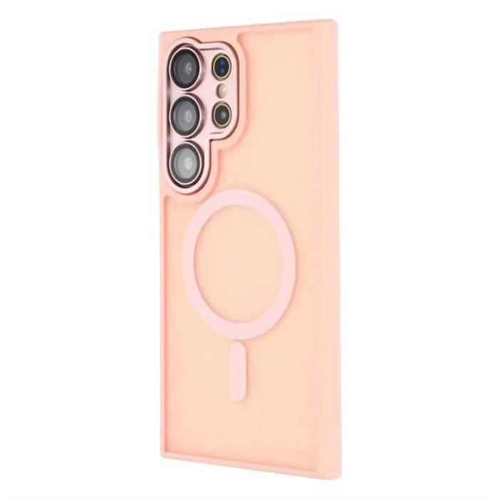 Bild 3, WANLONFENG Galaxy S26 Ultra Skal MagSafe Shockproof Rosa