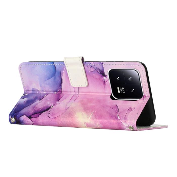 Bild 4, Xiaomi 13 Pro 5G Fodral Marmor Lila