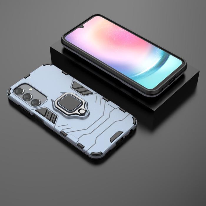 Bild 6, Samsung Galaxy A25 5G Skal Ring Hybrid Armor Blå